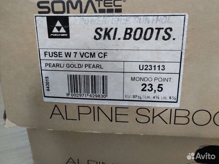 Горнолыжные ботинки eu37.5