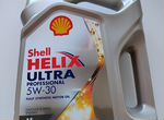 Моторное масло Shell Helix Ultra 5W30 4 л