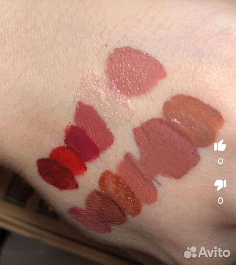 Набор жидких стойких губных помад новый в коробке