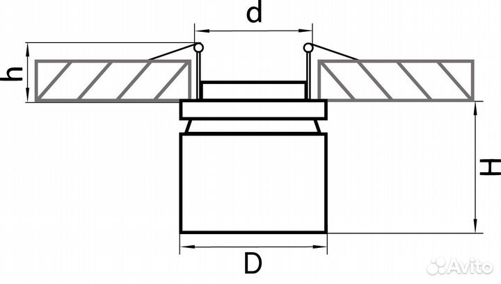 Спот встраиваемый светодиодный