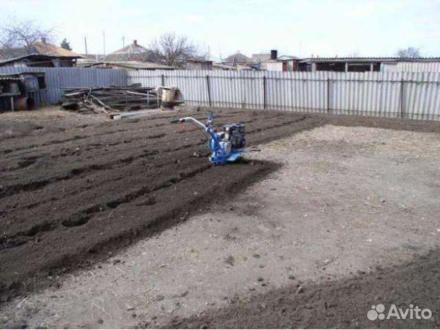 Вспашка земли мотоблоком в Тольятти | Услуги | Авито