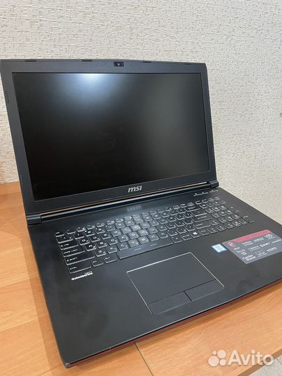 MSI GP72 6QF Leopard Pro 17,3