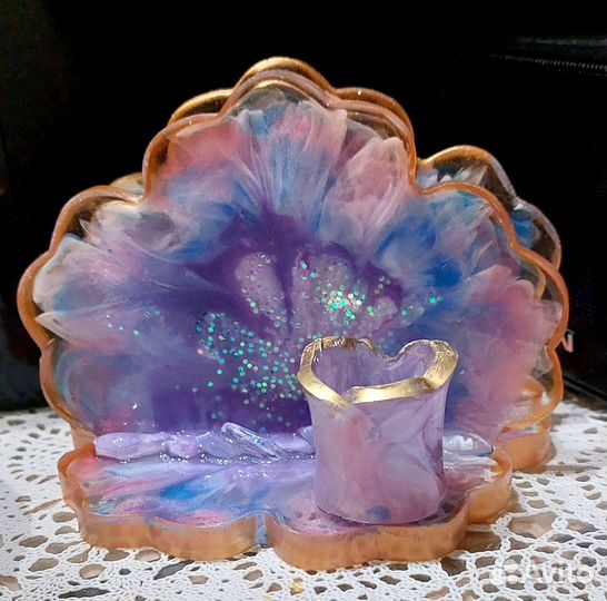 Салфетница с вазочкой под зубочистку