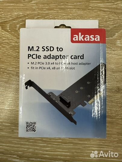 Переходник для диска ssd m2 to pci-e
