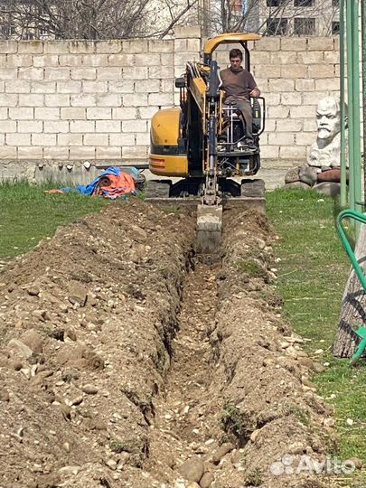 Услуги миниэкскаватора