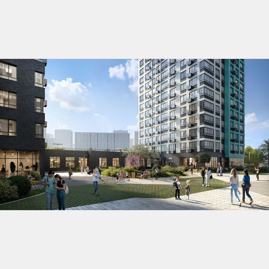 Квартира-студия, 22,9 м², 15/20 эт.