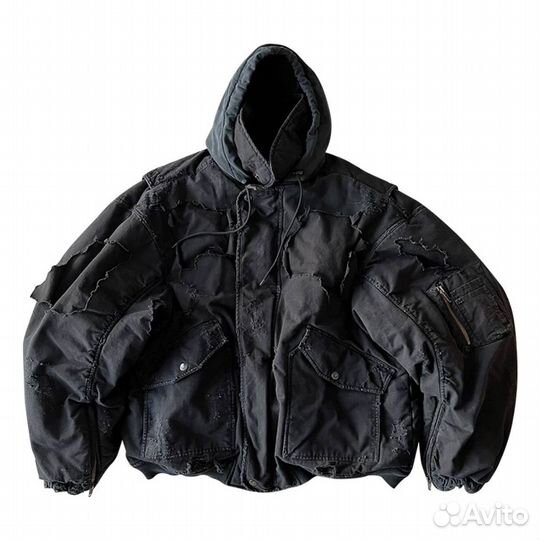 Balenciaga Distressed Bomber