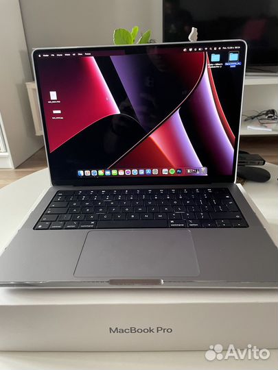 Macbооk 14 Pro (М1 Pro/16/512).Hовый, рассрочка