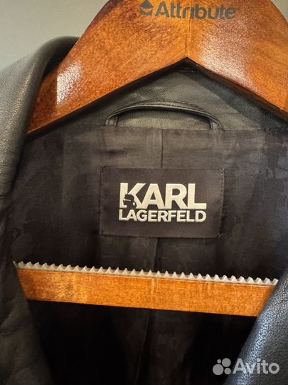 Кожаная куртка karl lagerfeld оригинал