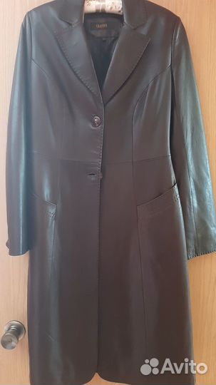 Кожаный плащ женский натуральная кожа