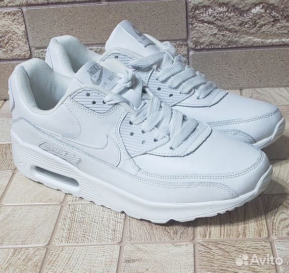 Кроссовки Nike Air Mаx 90 (белые)