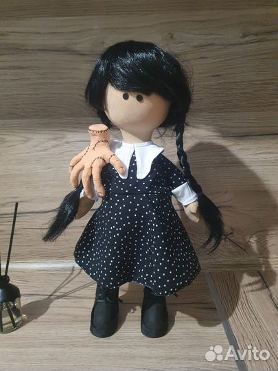 Кукла тильда ручной работы Wednesday