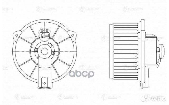 Э/вентилятор отоп. для а/м Toyota Corolla (E120)