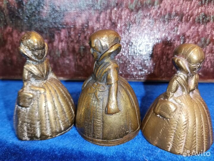 Колокольчики.Дамы.Коллекция.Англия.Латунь