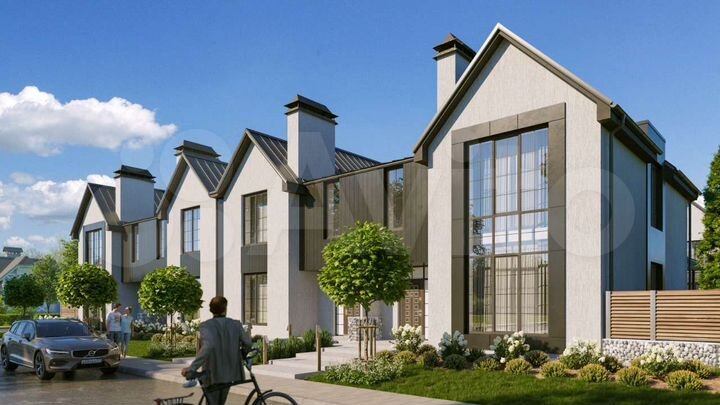 Таунхаус 145,6 м² на участке 3 сот.