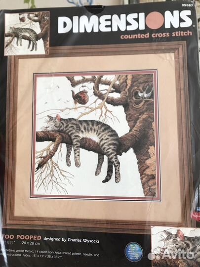 Вышивка крестом набор dimensions