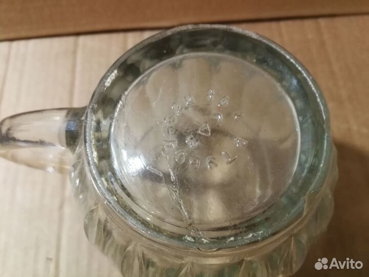 Кружка пивная пузатая СССР 0,5 л 1965 или 1966 год
