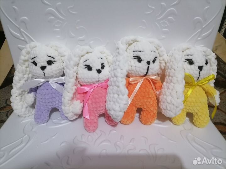 Игрушки из плюшевой пряжи