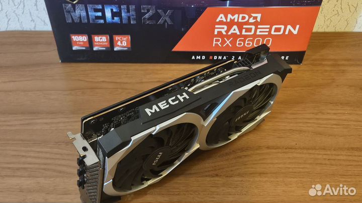 Видеокарта MSI RX 6600 Mech 2X 8GB