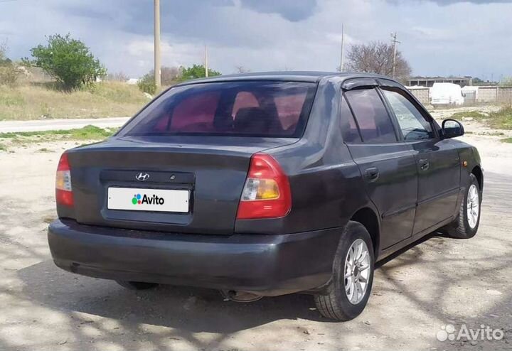 Hyundai Accent 1.5 AT, 2004, 335 000 км