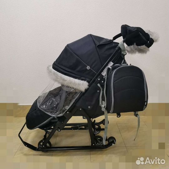 Санки коляска Ника 7-5 SK новые + доставка