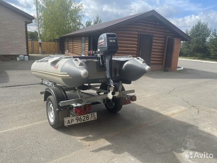 Лодка пвх badger 340 с жестким дном комплект