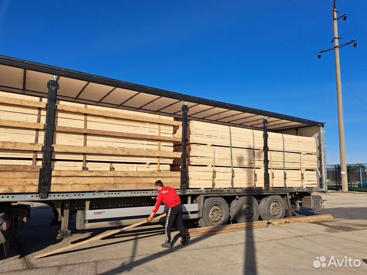 Доска обрезная, камерной сушки 50*200*6000