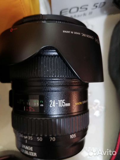 Объектив Canon, синхронизатор, батарейный блок