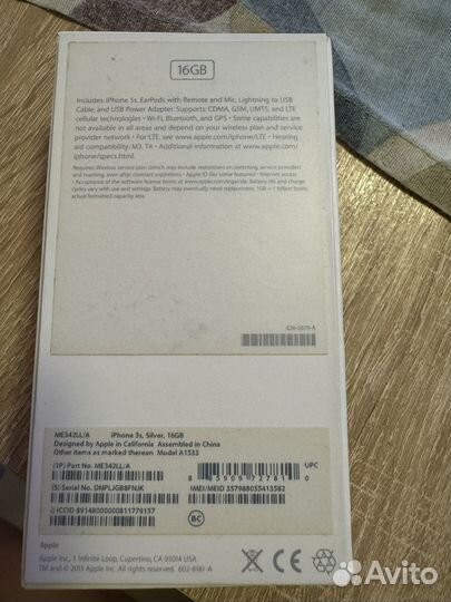 iPhone 5S, 16 ГБ