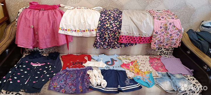 Пакет вещей на девочку, рост 122-134