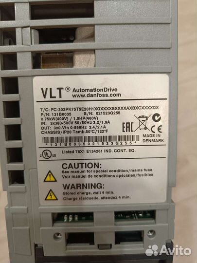 Преобразователь частоты Danfos FC-302