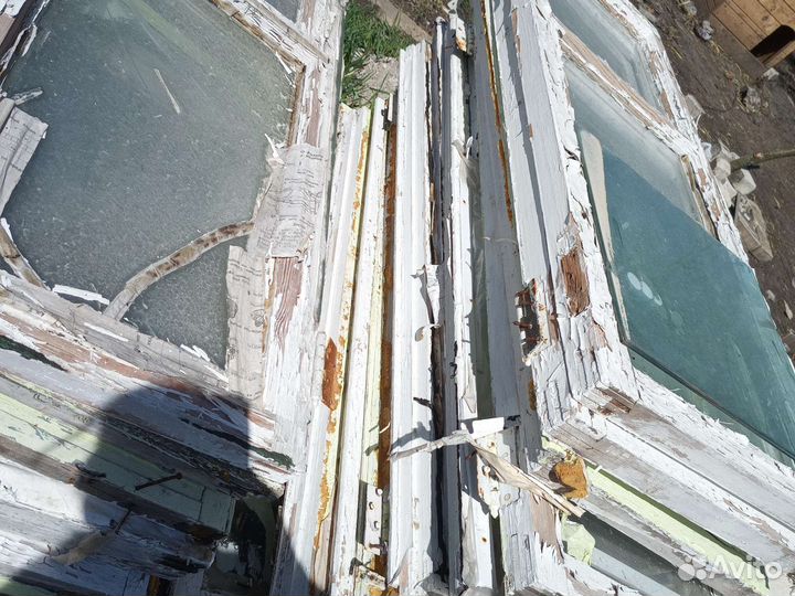 Деревянные окна со стеклопакетом бу