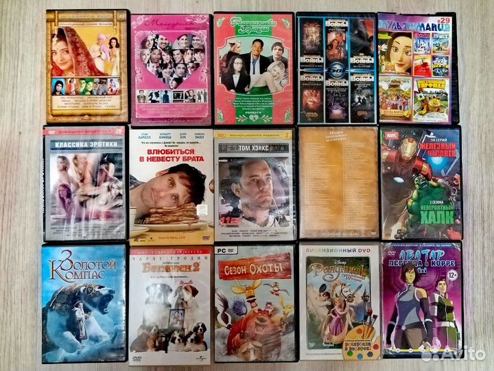 DVD диски - аниме, фильмы, сериалы, мультфильмы