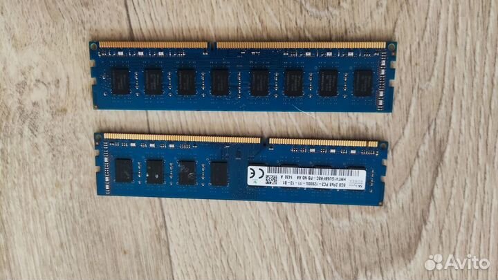 Оперативная память Hynix ddr3 8 gb 1600 2шт