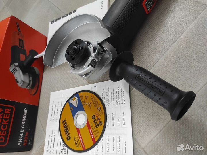 Ушм болгарка dewalt black decker 820w