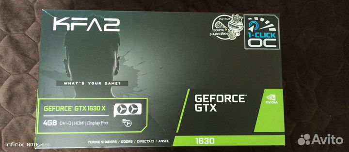 Видеокарта gtx1630