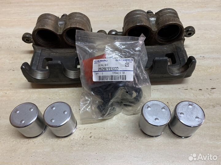 Тормозные суппорты на Subaru Outback В14