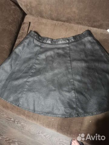 Кожаная юбка