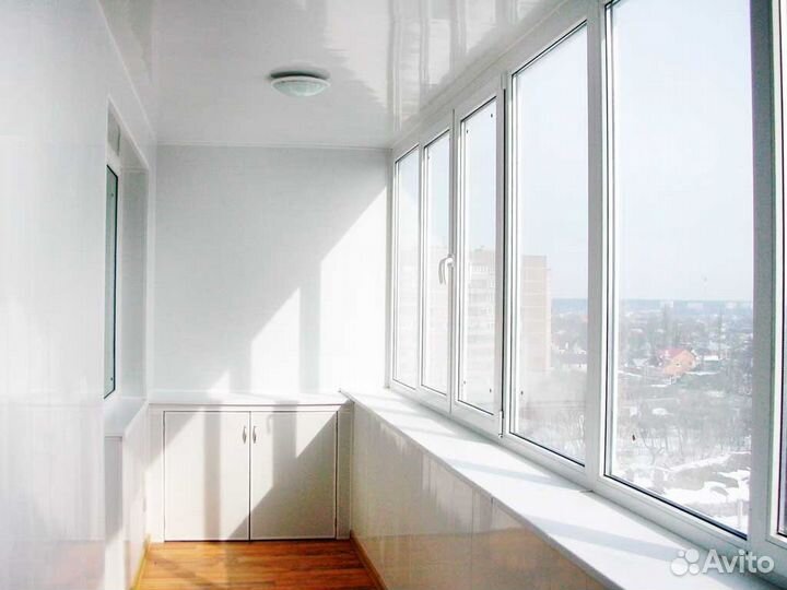 Лоджия теплое остекление