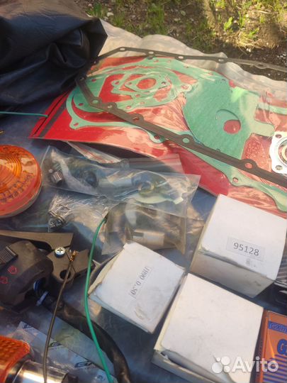 Новые запчасти к мопеду альфа, дельта