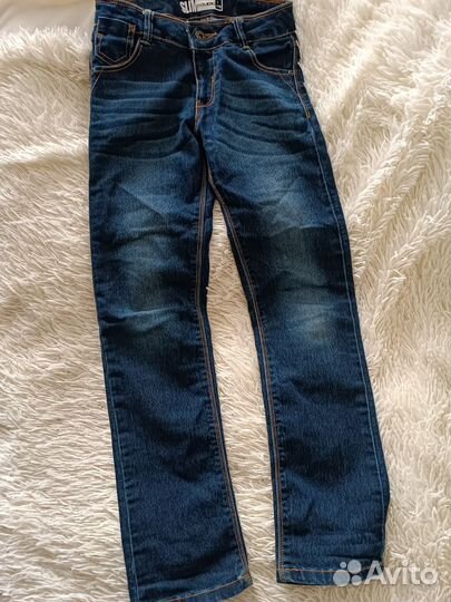 Джинсы для девочки 128
