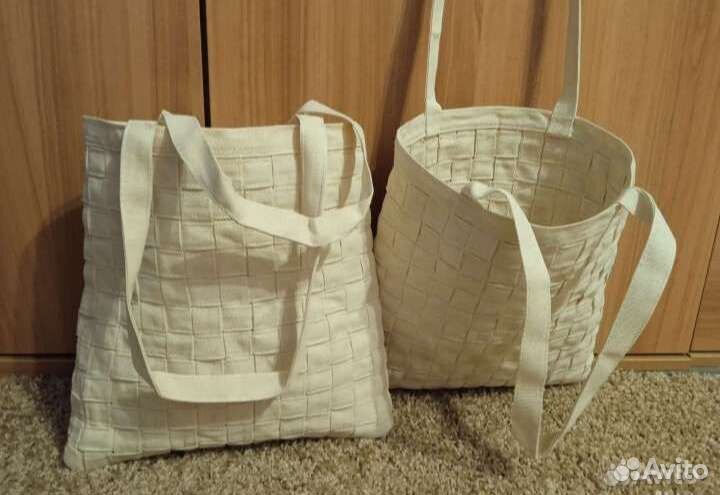 Эко-сумка, 100 лён, новое, 30/33