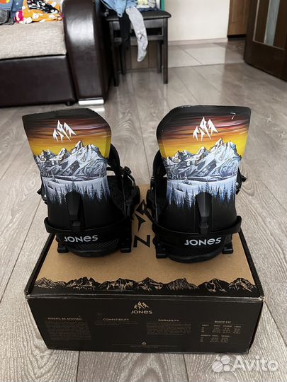 Крепления для сноуборда jones meteorite