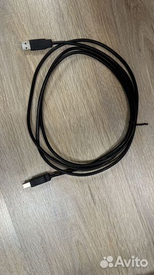 Кабель USB 2.0 Type-A - USB 2.0 Type-B. 2 метра
