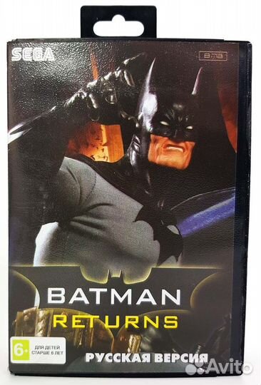 Картридж Sega batman returns