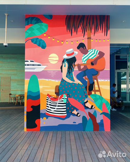 Художник, роспись стен, граффити, аэрография