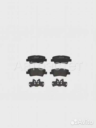 Тормозные колодки дисковые задний мост P 30 054