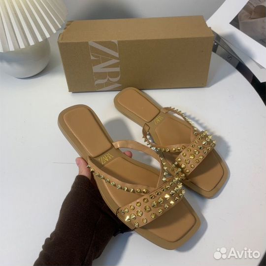 Шлепанцы Zara новые 37 размер