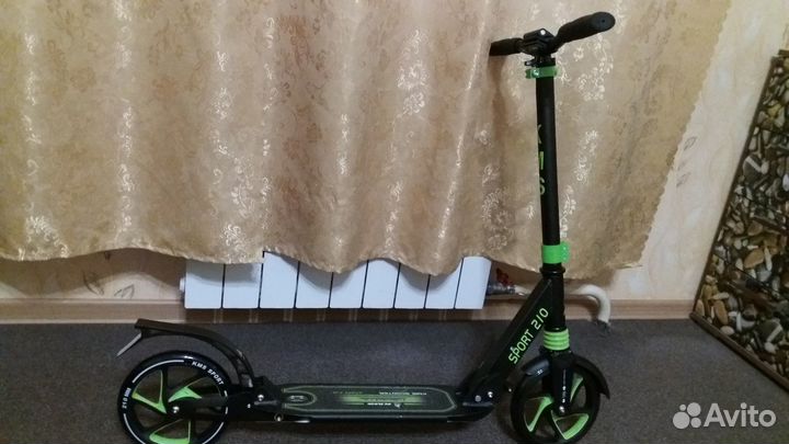 Самокат взрослый с большими колесами