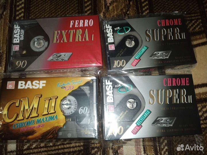Аудиокассеты basf новые